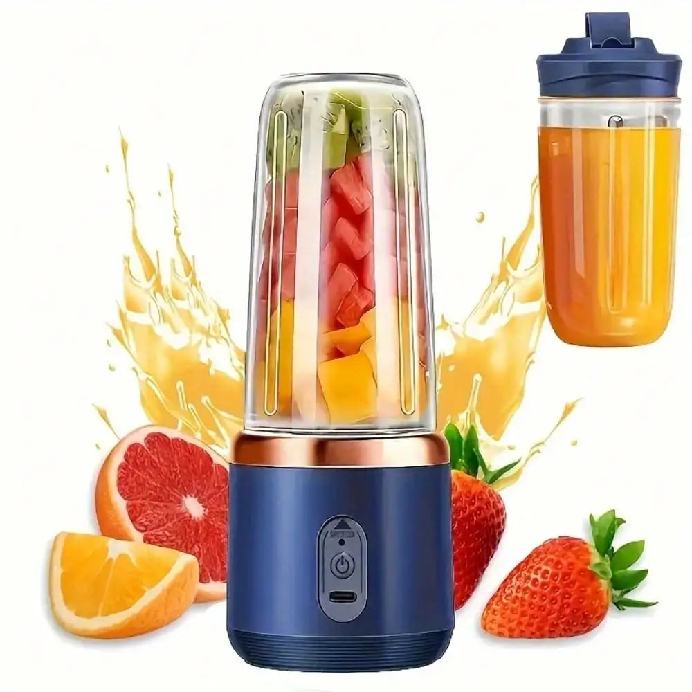 Portable Juicer Cup USB Rechargeable Blender For Home And Travel
