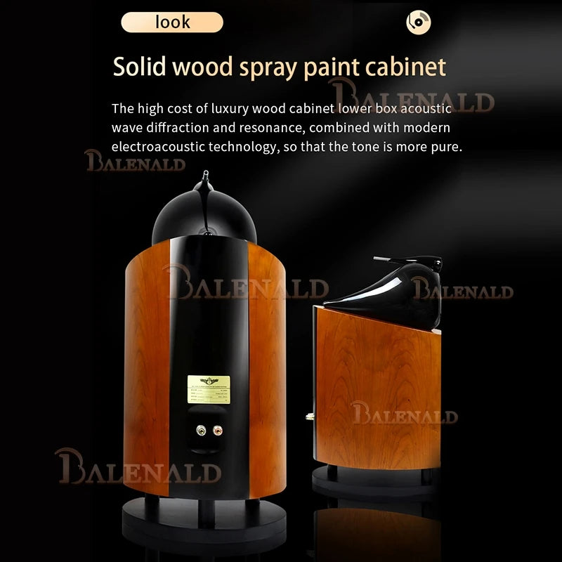 Balenald Nautilus Three-Way Bookshelf Speaker High Fidelity