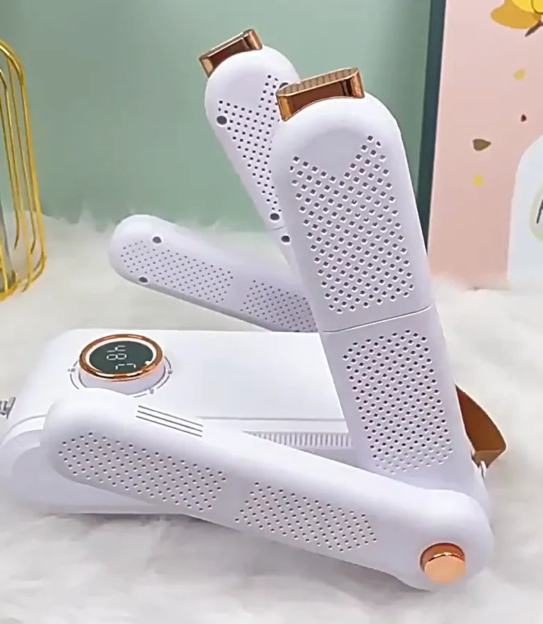 Foldable Shoe Dryer With Hot Air Circulation Odor Elimination 180W
