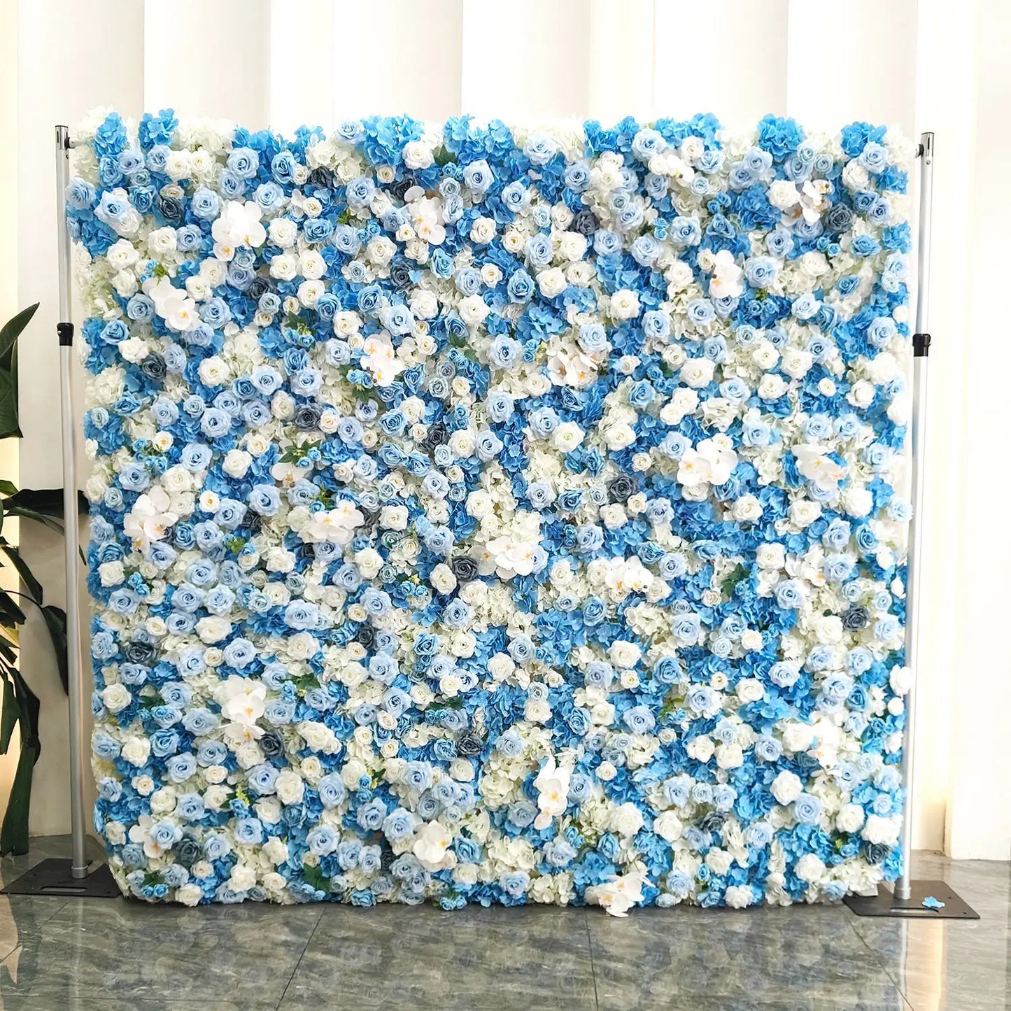 Gradient Rose Cloth Backdrop Curtain for Weddings and Events