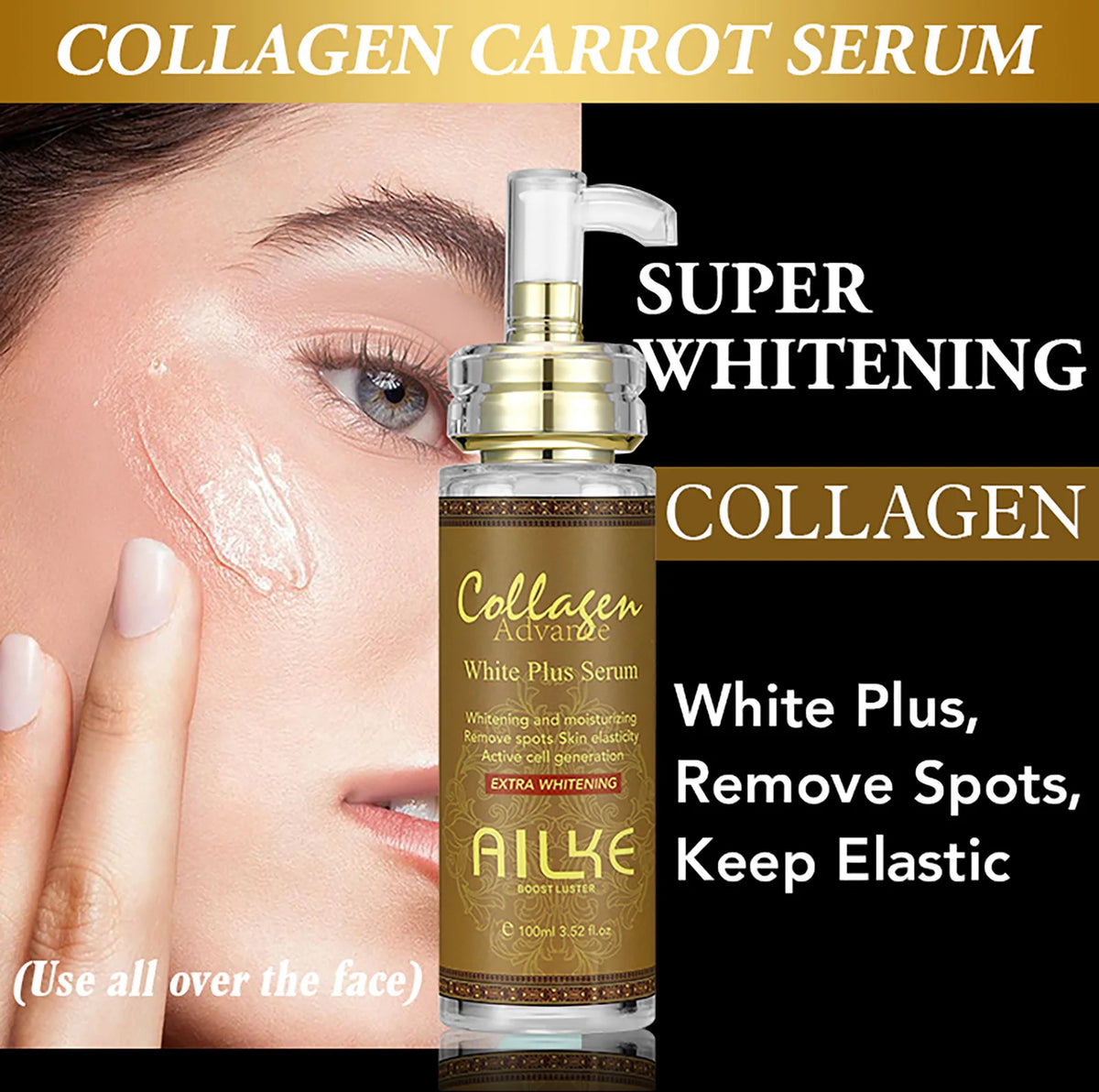 AILKE Collagen Whitening Set For Dark Spot Correction Plus Radiant Skin