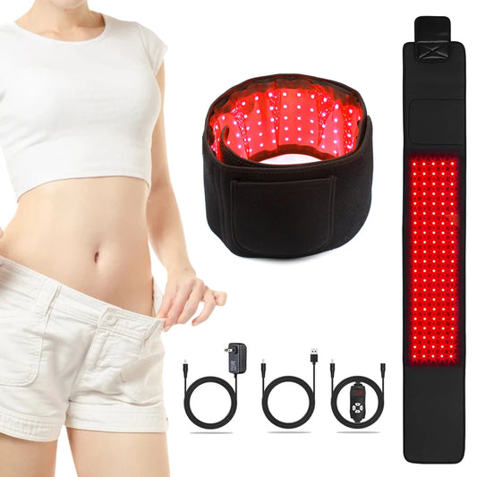 Red Light Therapy Belt 660nm 850nm Near Infrared For Body Relief