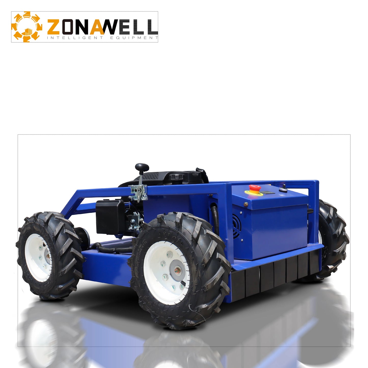 ZONAWELL Wireless Lawn Mower 4 Stroke Self Propelled 5 KMH