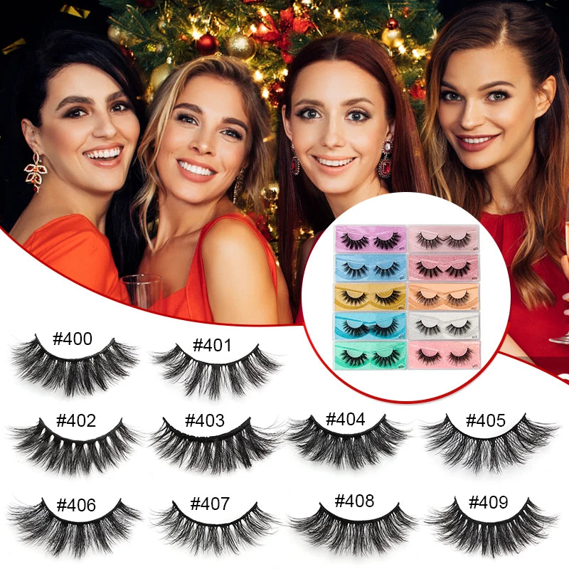 YSDO CN 3D Mink Eyelashes Full Strip Bulk Wholesale Pack