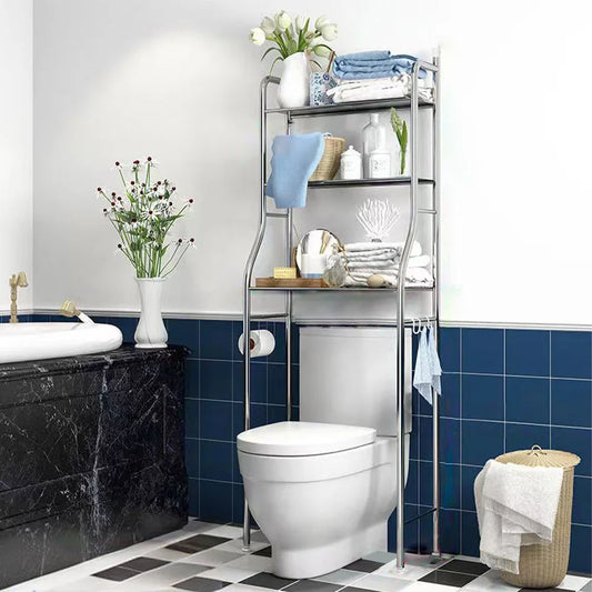 Studyset Over Toilet Storage Shelf Freestanding Two Tier Bathroom Organizer