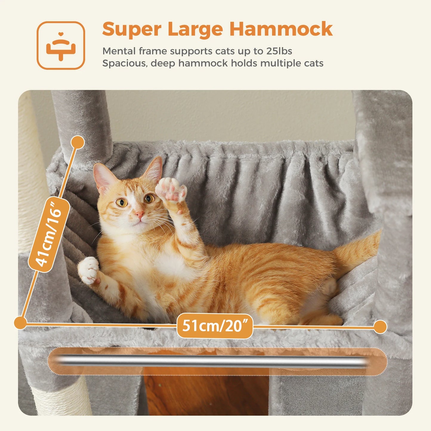 PAWZ Road Cat Tree Tall Multi Level Tower For Cats