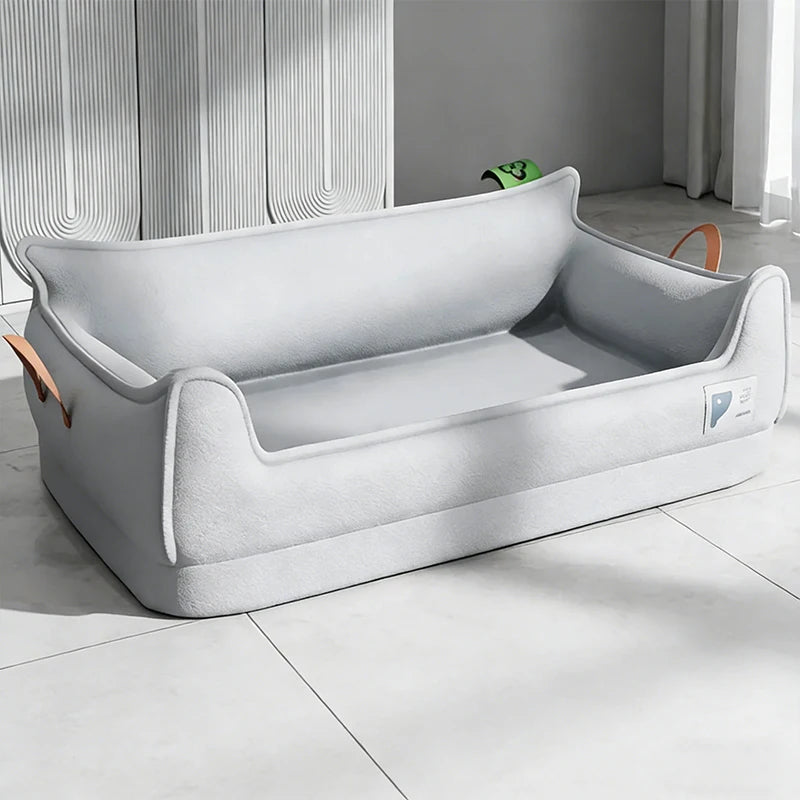 VOFORD Waterproof Orthopedic Leather Dog Bed Sofa With Detachable Rectangle