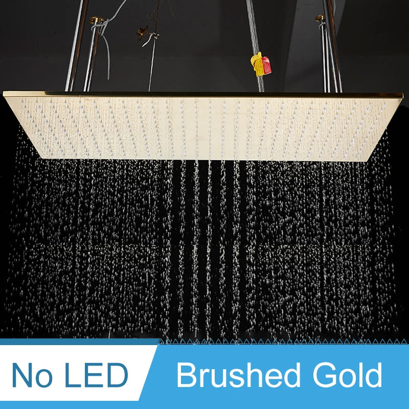 Shinesia LED Rainfall Shower System Ceiling Mounted