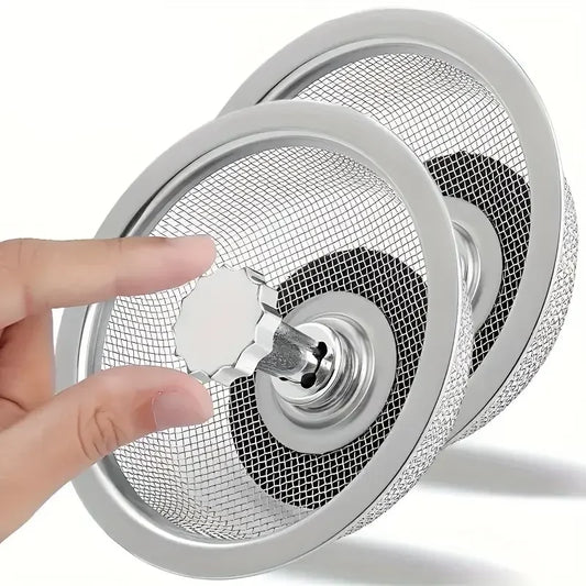 Stainless Steel Kitchen Sink Strainer Set With Handle And Stopper