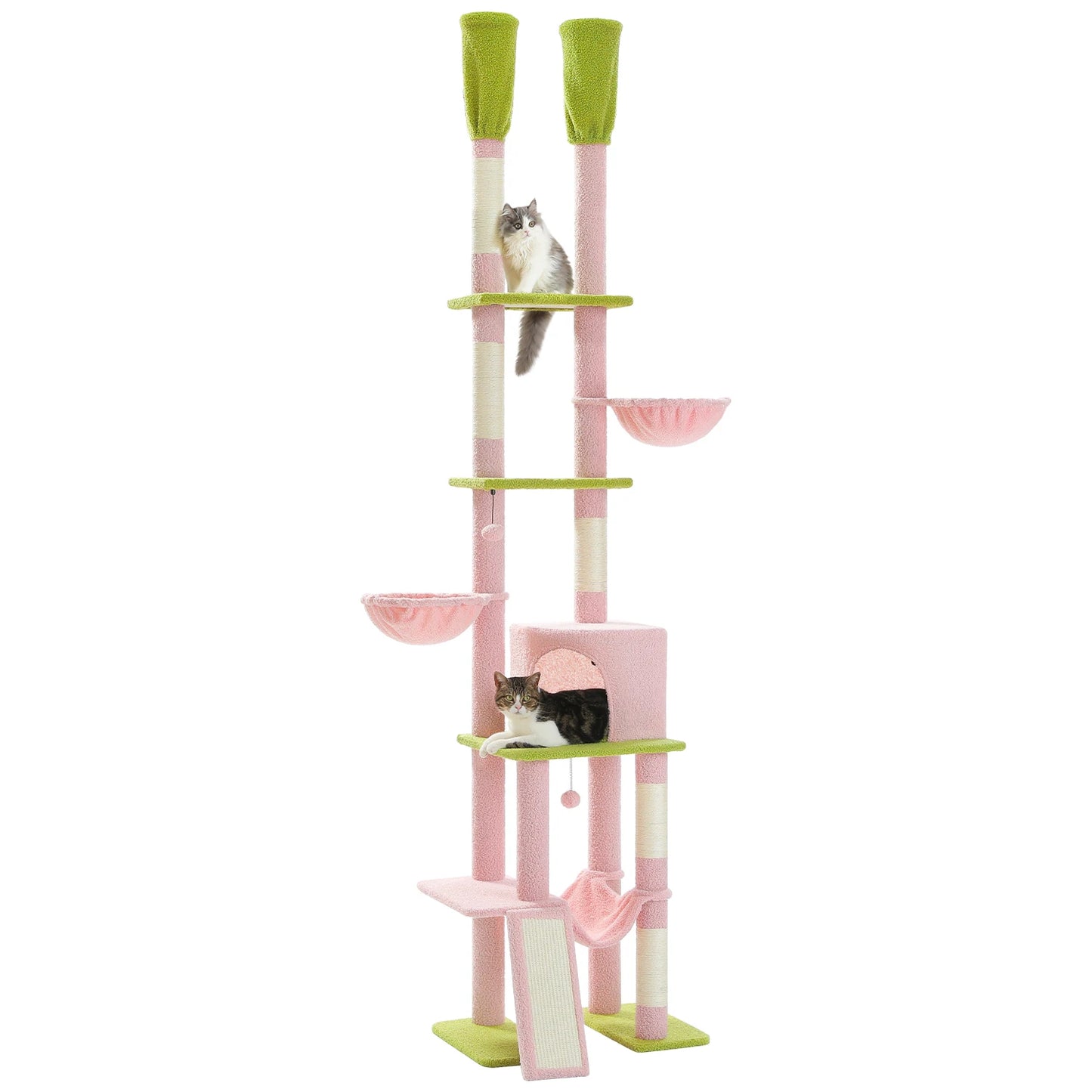 PAWZ Road Floor To Ceiling Cat Tree Condos And Hammocks