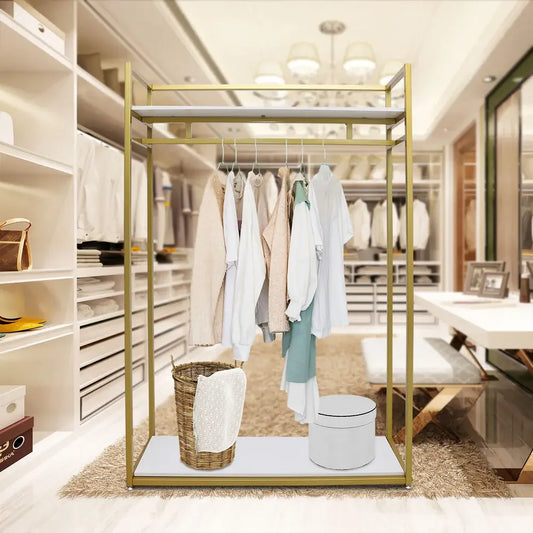Metal Freestanding Clothing Rack For Store Display Home