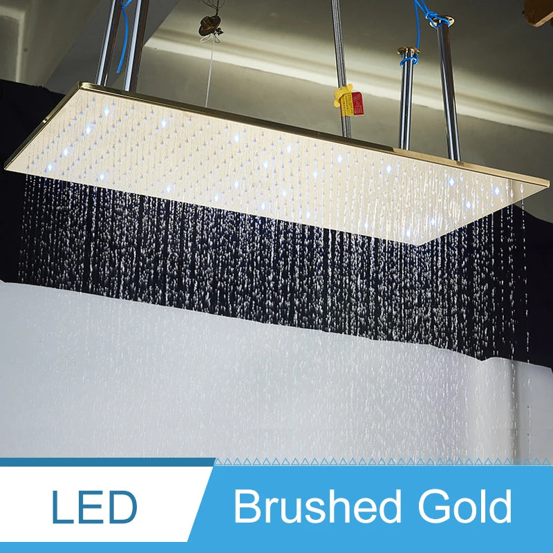 Shinesia LED Rainfall Shower System Ceiling Mounted