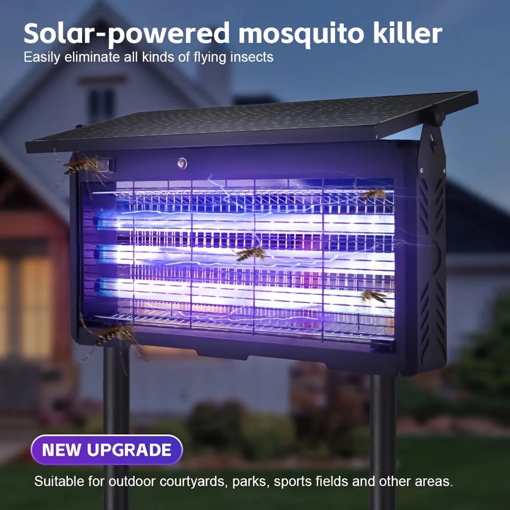 Outdoor Solar Mosquito Repellent Device And Killer Lamp