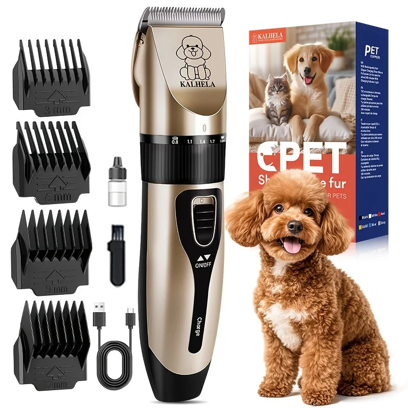 Rechargeable Low Noise Cordless Pet Trimmer For Dogs And Cats