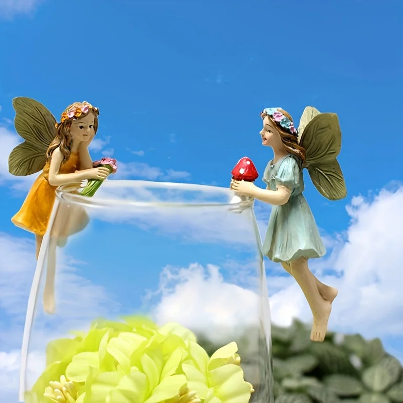 Fairy Garden Mini Figurines Set For Outdoor Lawn Decor
