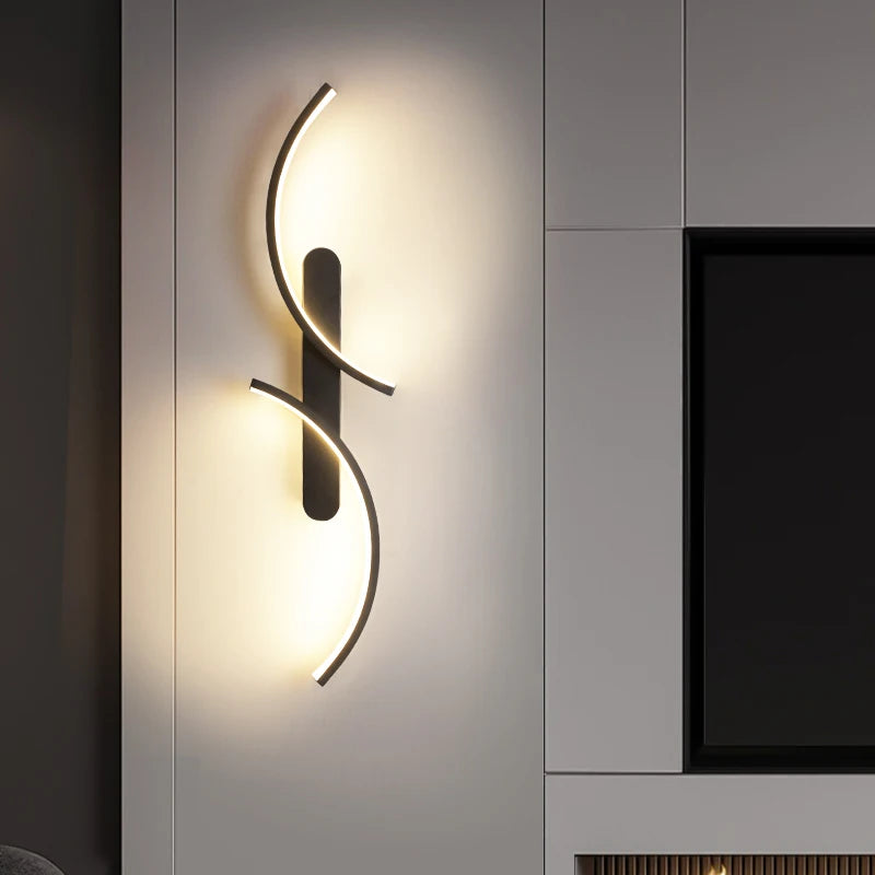FRPY LED C Shape Wall Lamp Sconce Modern Minimalist Lighting