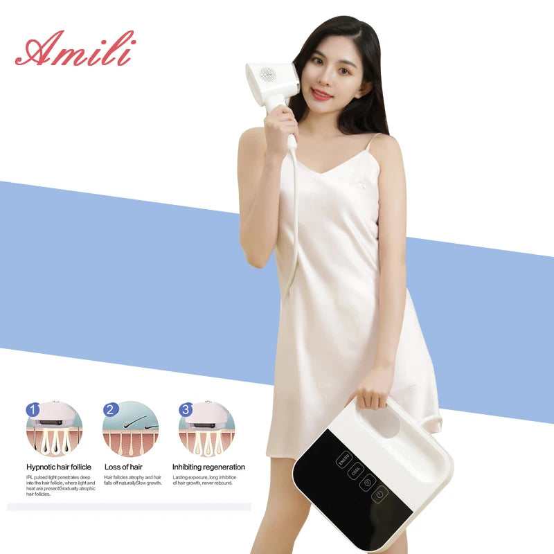 Amilibeauty IPL Laser Hair Removal Device Salon Grade Home Use