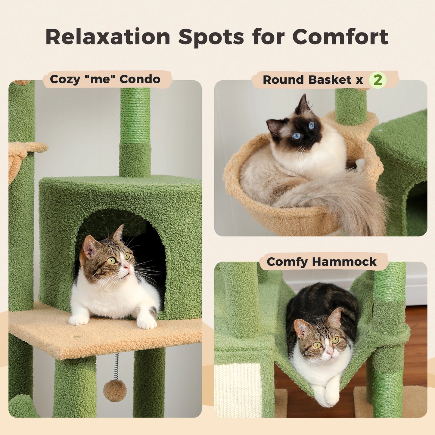 PAWZ Road Floor To Ceiling Cat Tree Condos And Hammocks
