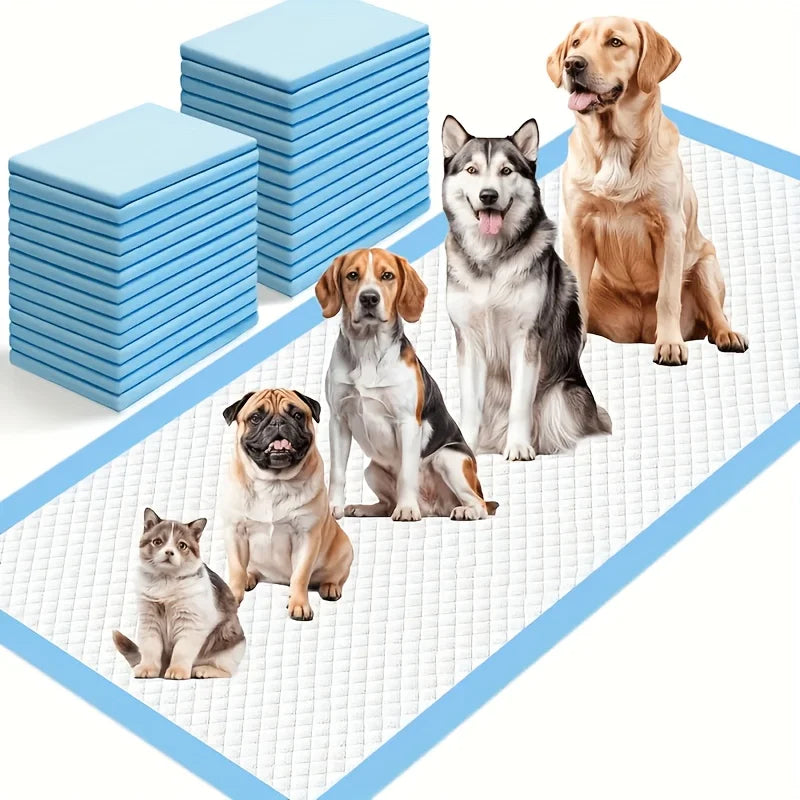Super Absorbent Dog Pee Pads Disposable Leak-Proof Odor Control Potty Training
