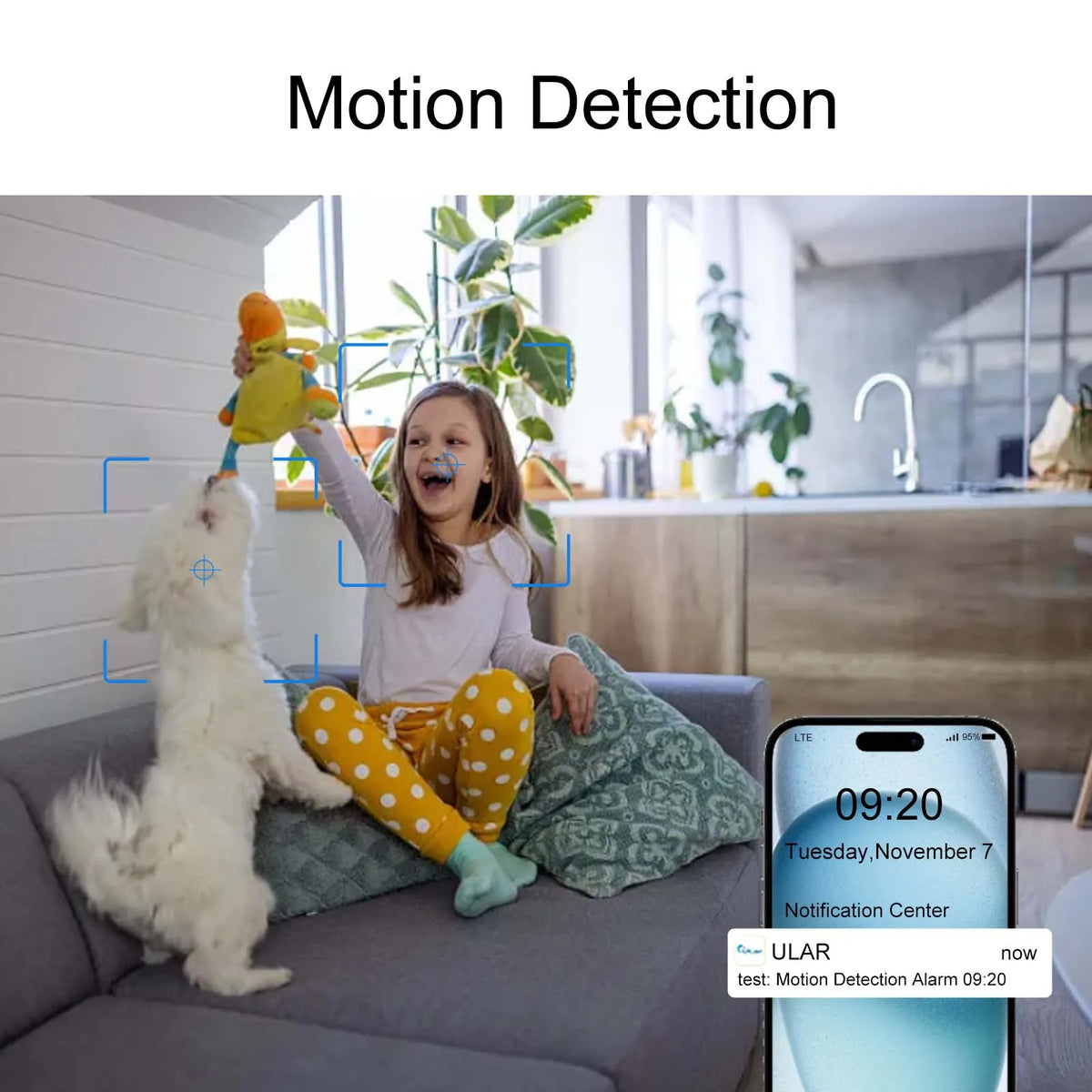 Ouvis 4K Smart Clock Camera With Motion Detection Night Vision