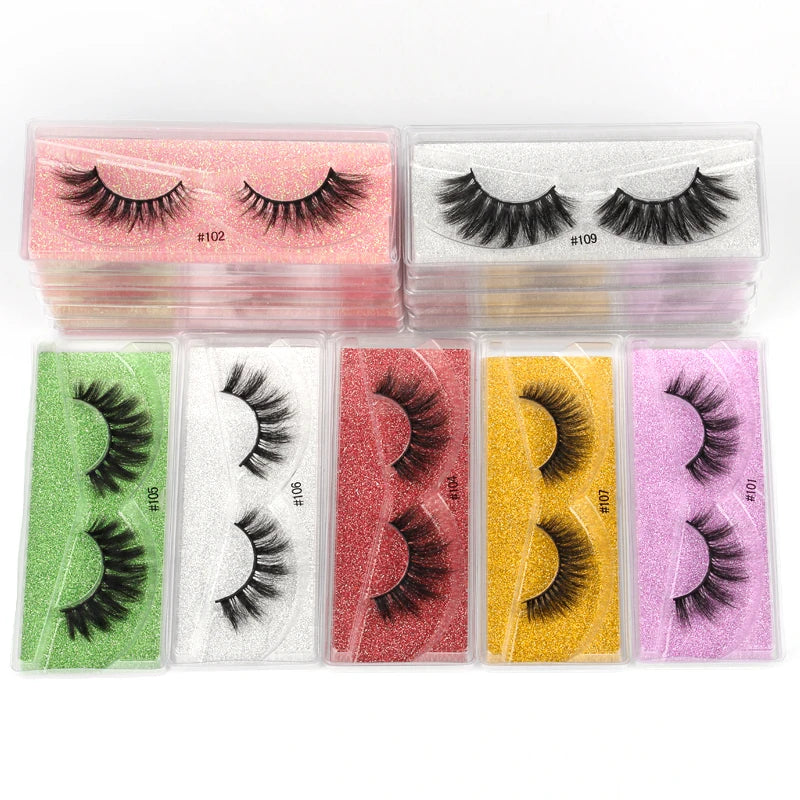 YSDO CN 3D Mink Eyelashes Full Strip Bulk Wholesale Pack