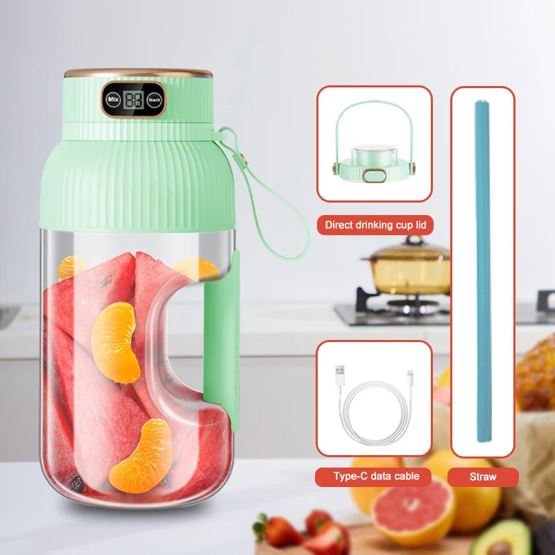 Portable Juicer Blender USB Charging Cup for Smoothies