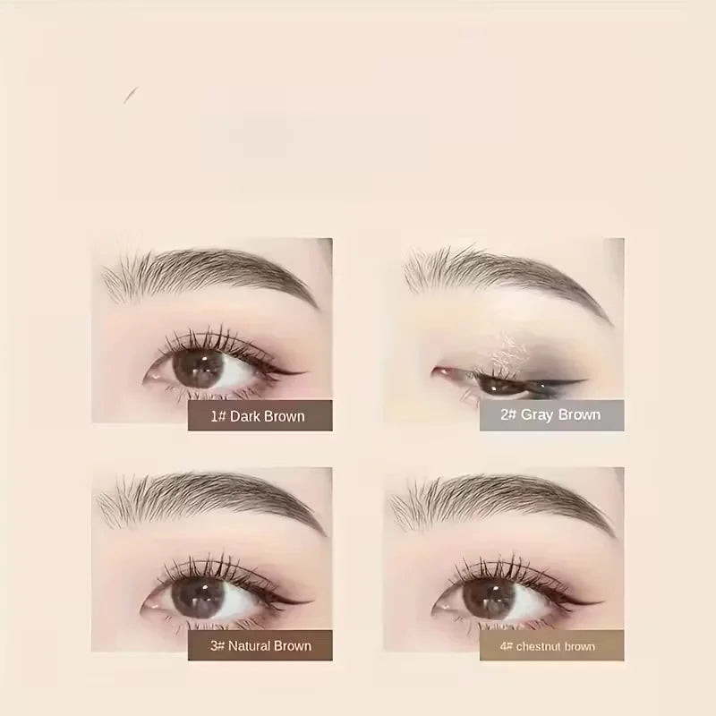 Waterproof Eyebrow Pencils Dual Ended With Spoolie Brush Smudge Proof