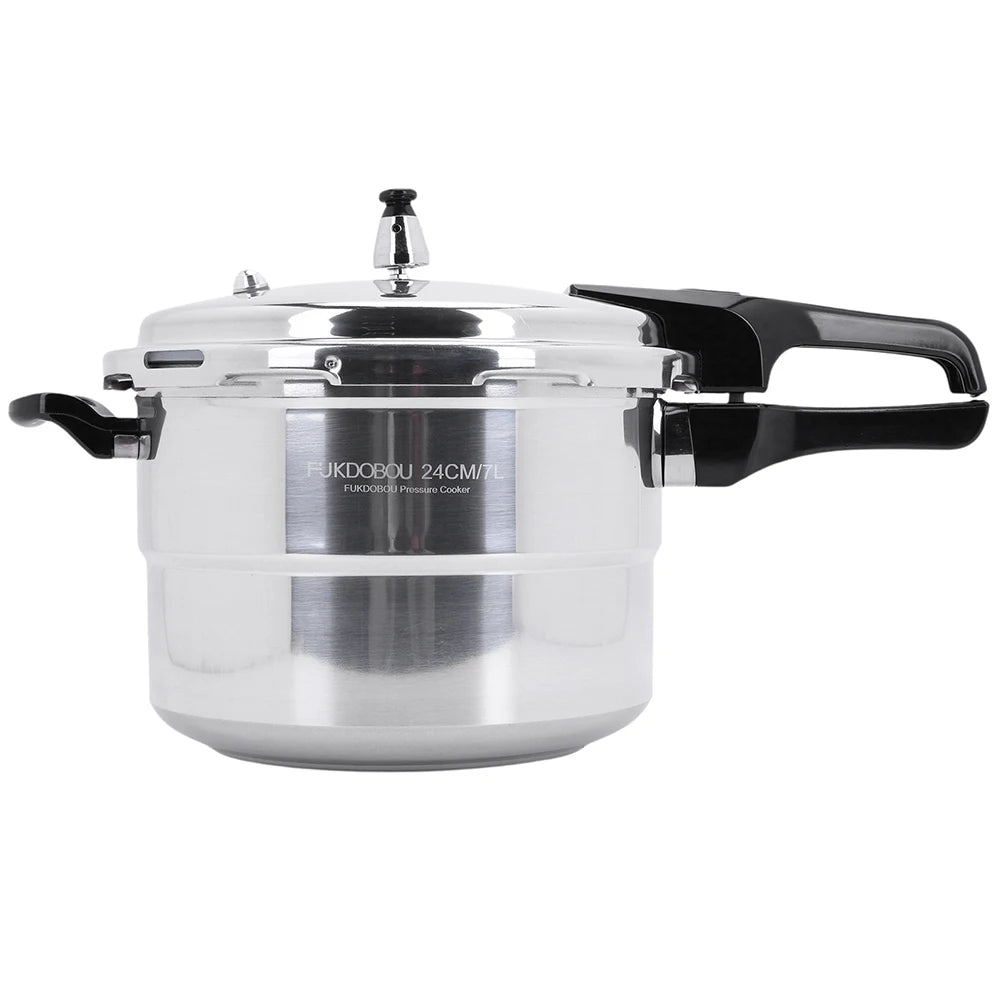 Aluminum Alloy Pressure Cooker with Steamed Layer Small Pressure Cooker Household Stovetop Pressure Canner for Induction Cooker