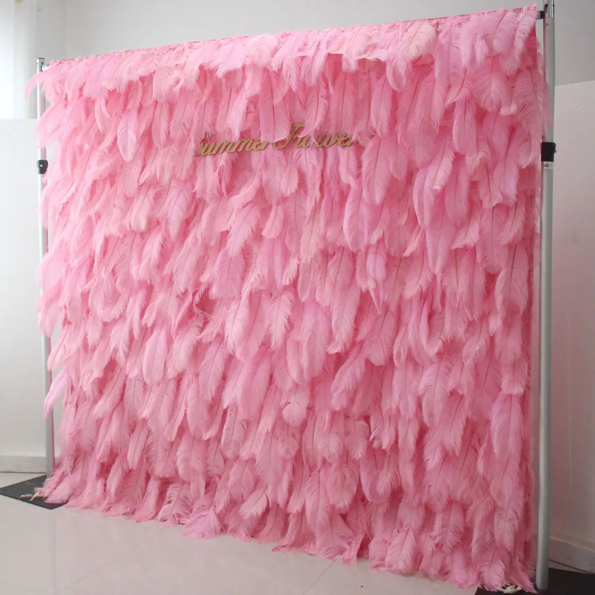 Gradient Rose Cloth Backdrop Curtain for Weddings and Events