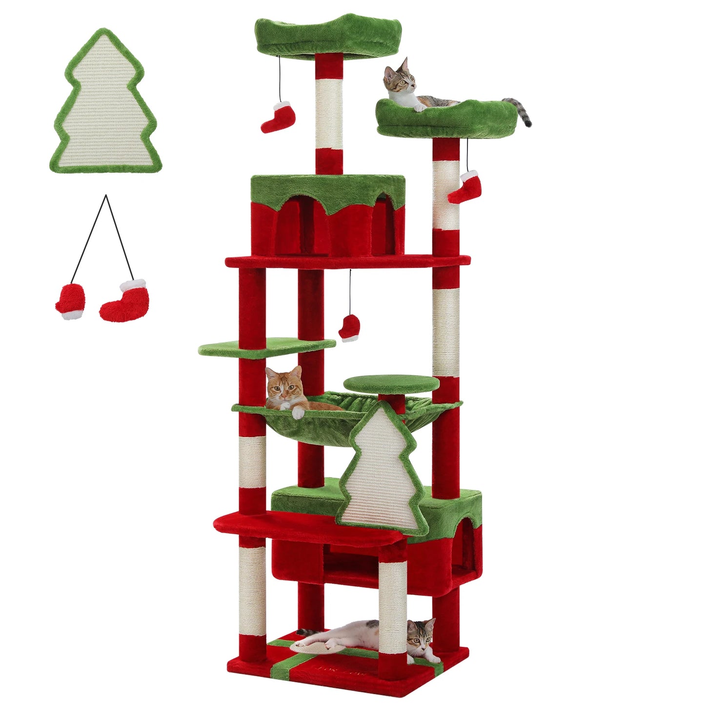 PAWZ Road Durable Cat Tree And Tower For Indoor Cats