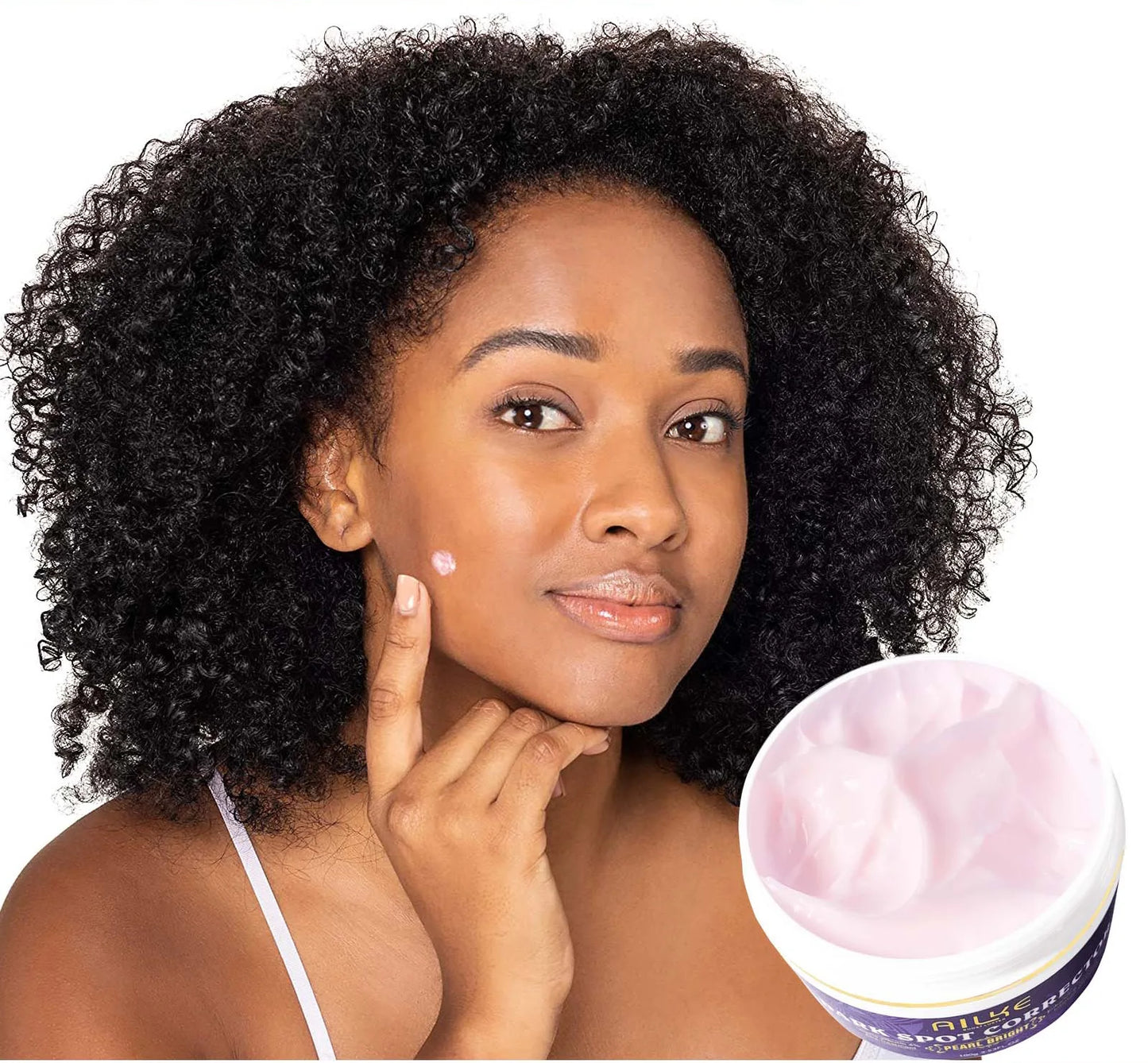 AlLKE Dark Spot Corrector Facial Cream, Moisturizing, Improve Rough Skin, Remove Melanin, Uneven Skin Tone