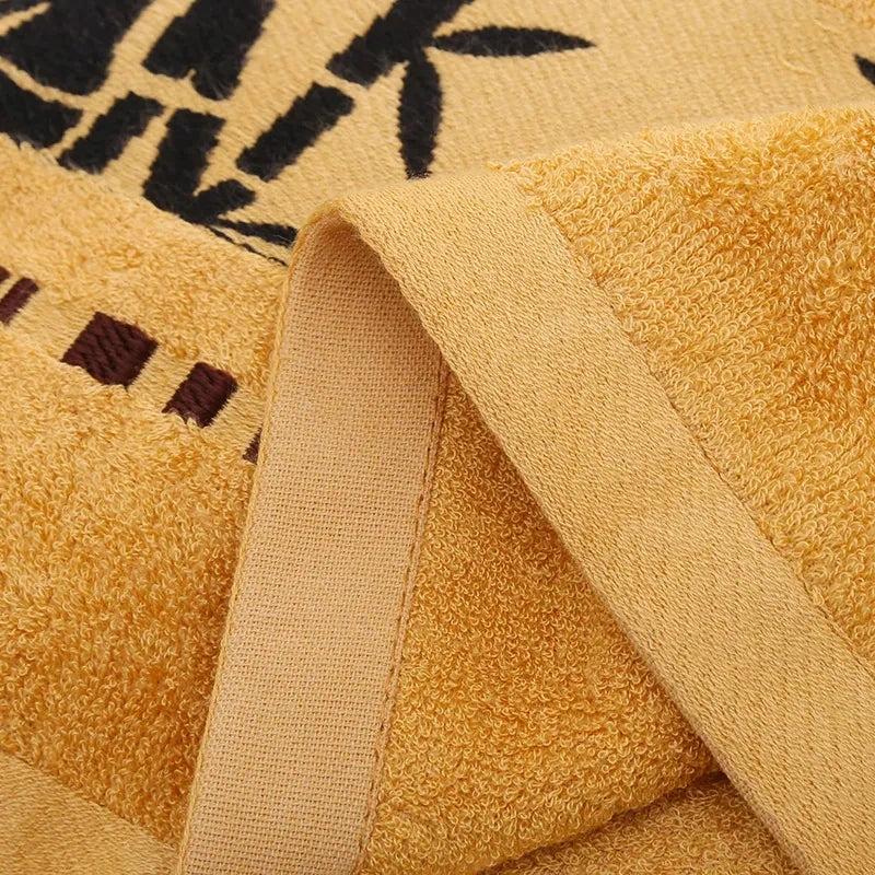 Bamboo Fiber Towels Set For Bath And Face Ultra Absorbent