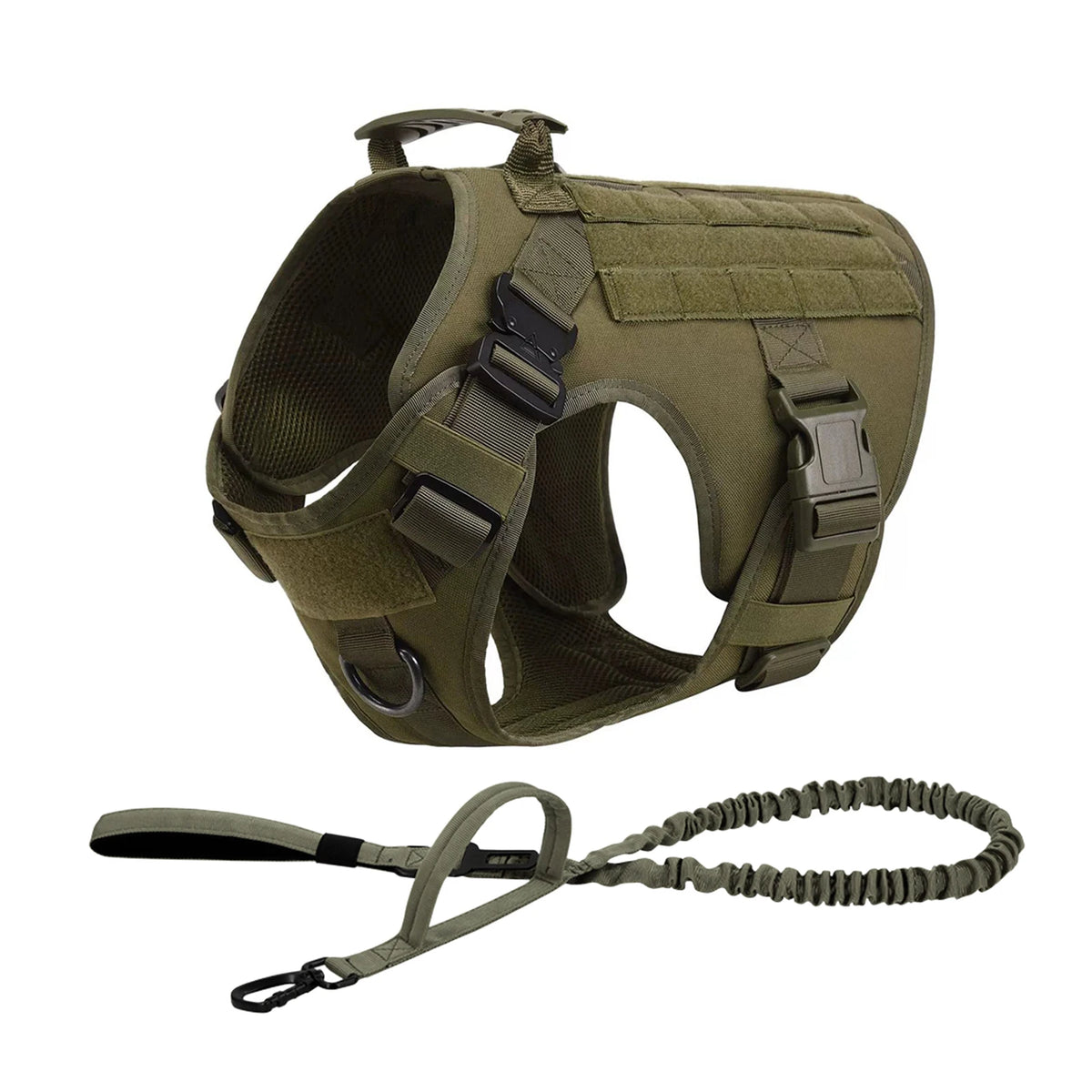 Petavel Tactical Dog Harness Featuring Quick Release Buckles