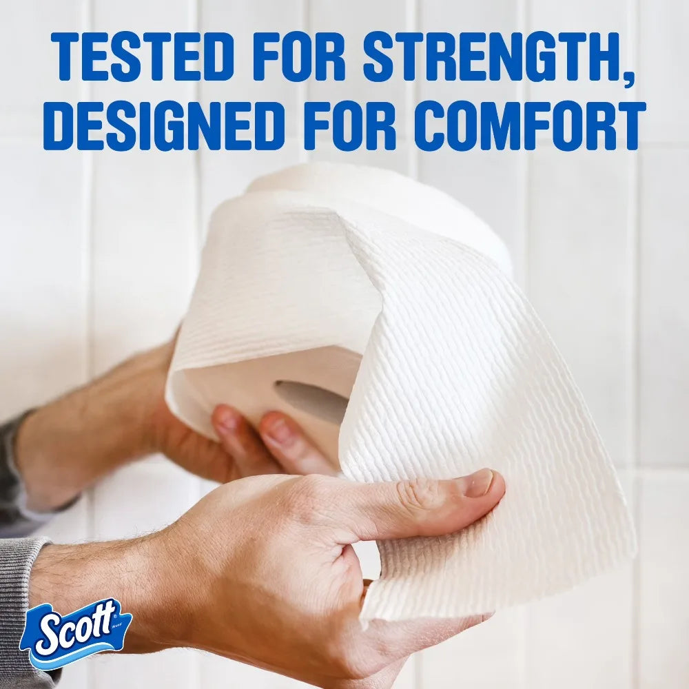 Comfort Plus Toilet Paper 12 Triple Rolls Soft Strong Bathroom Tissue Eco Friendly Household Paper