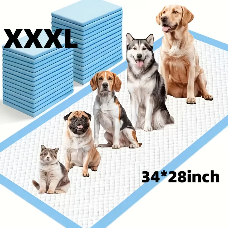 Super Absorbent Dog Pee Pads Disposable Leak-Proof Odor Control Potty Training