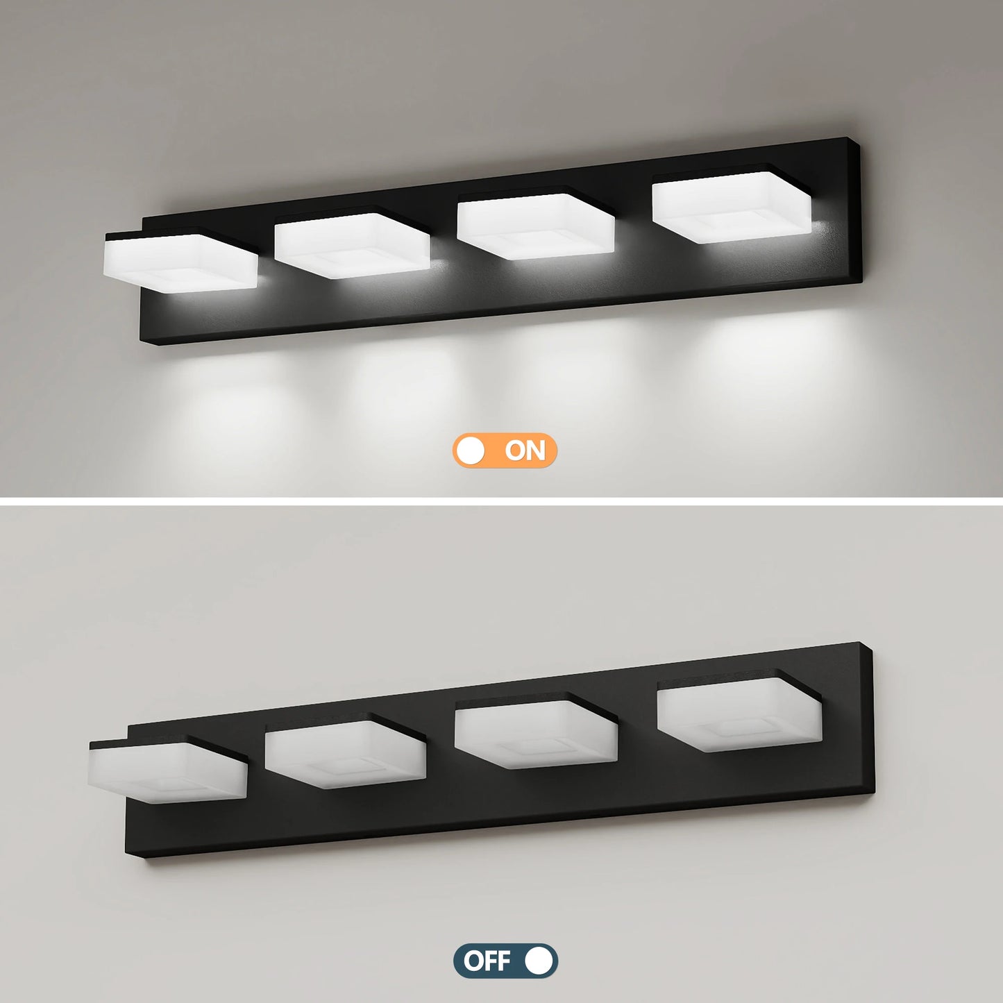 Modern LED Bathroom Vanity Light Wall Fixture for Mirror Cool White