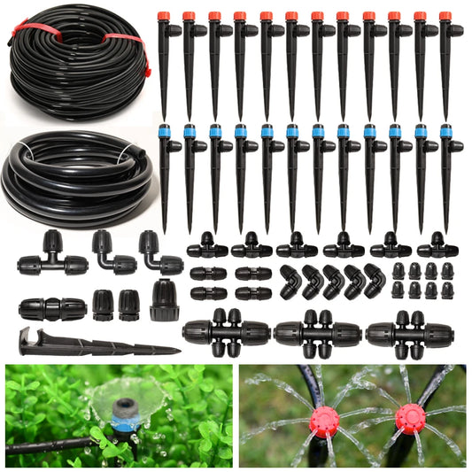Terrawen Drip Irrigation Kit With Locking Fittings For Gardens