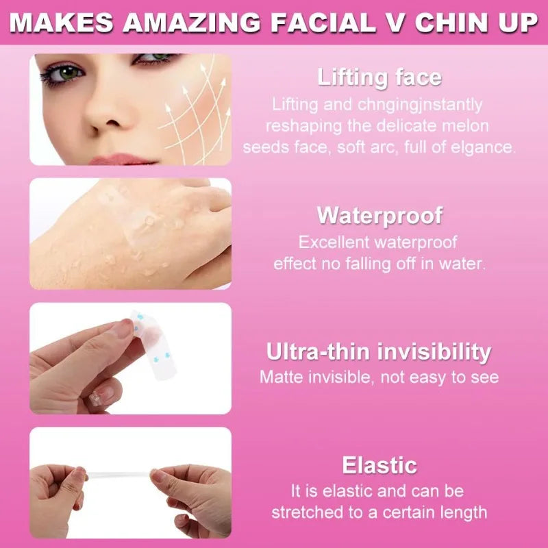 Invisible Facial Lifting Stickers For Chin And Jawline Patches