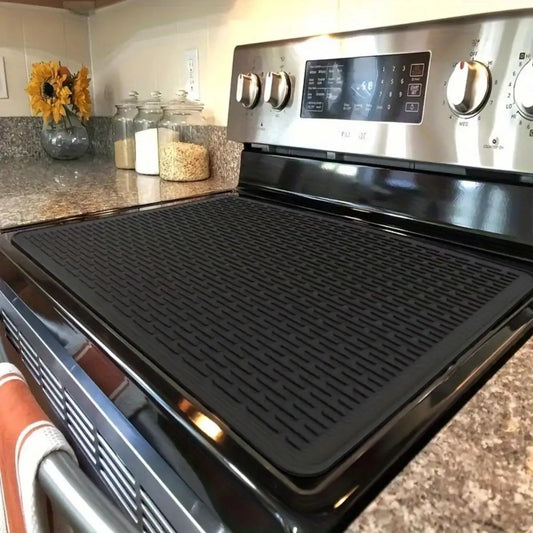 Silicone Stove Mat for Glass Top Stove Top Cover Electric Stove Protector XL Dish Drying Mat for Kitchen