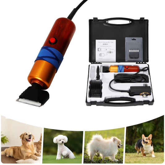 Pet Hair Clipper Low Noise Electric Variable Speed Professional Grooming