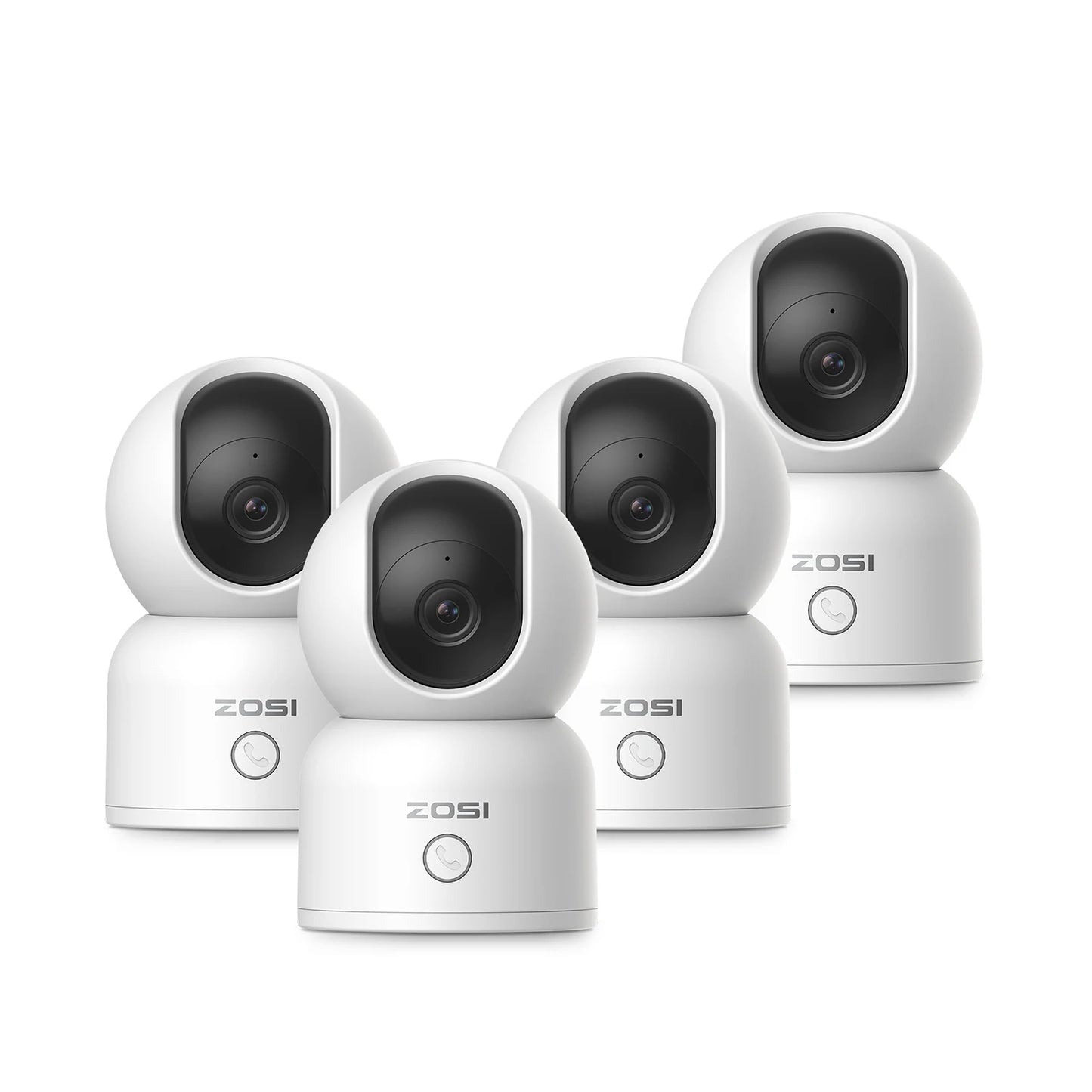 ZOSI 360 Degree Smart Home Security Camera AI Auto Tracking