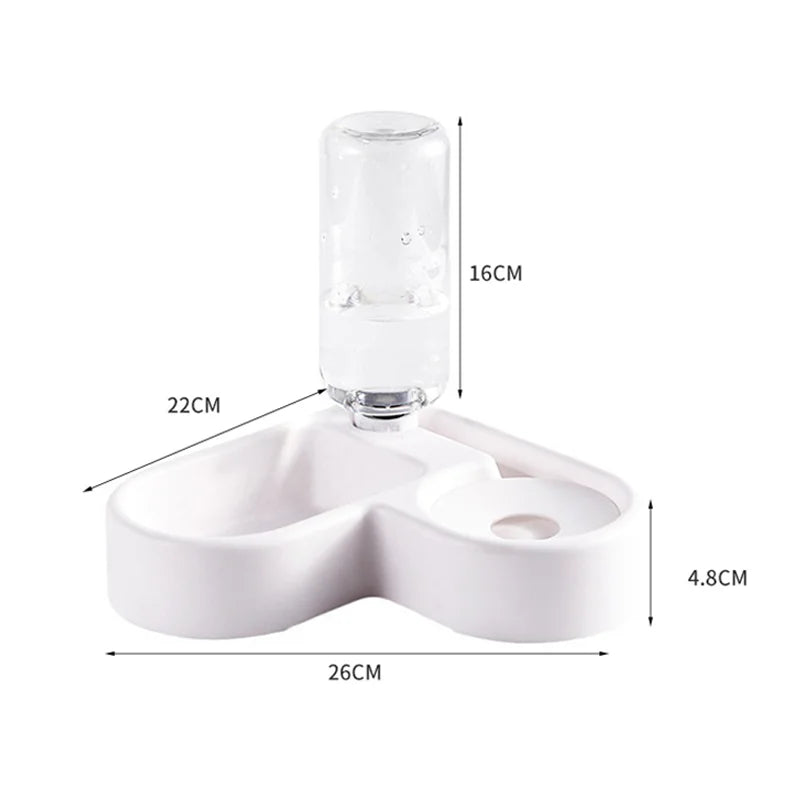 Automatic Drinking Pet Bowl Moisture Proof Cat And Dog Dual Use