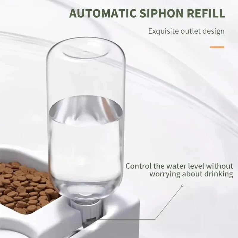 Automatic Drinking Pet Bowl Moisture Proof Cat And Dog Dual Use