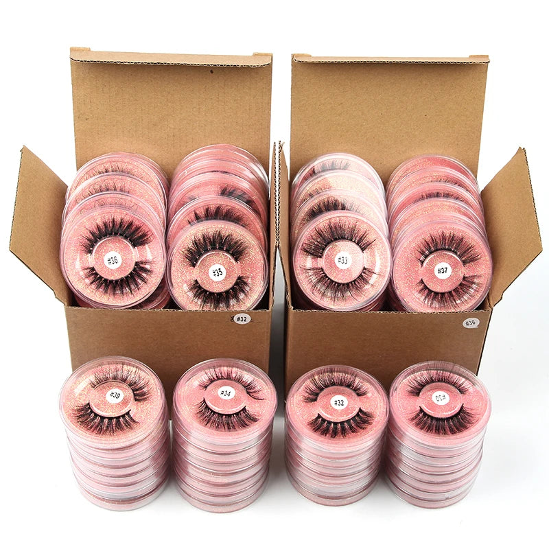YSDO CN 3D Mink Eyelashes Full Strip Bulk Wholesale Pack