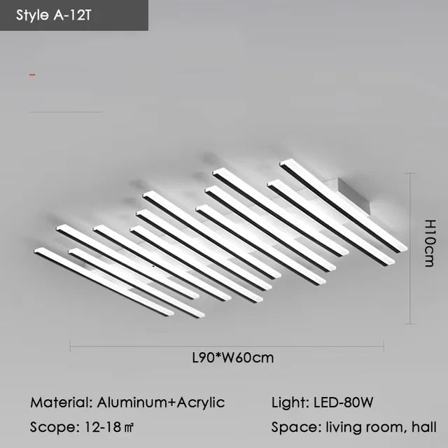 Nordic Designer Ceiling Lamp With LED And Remote Control