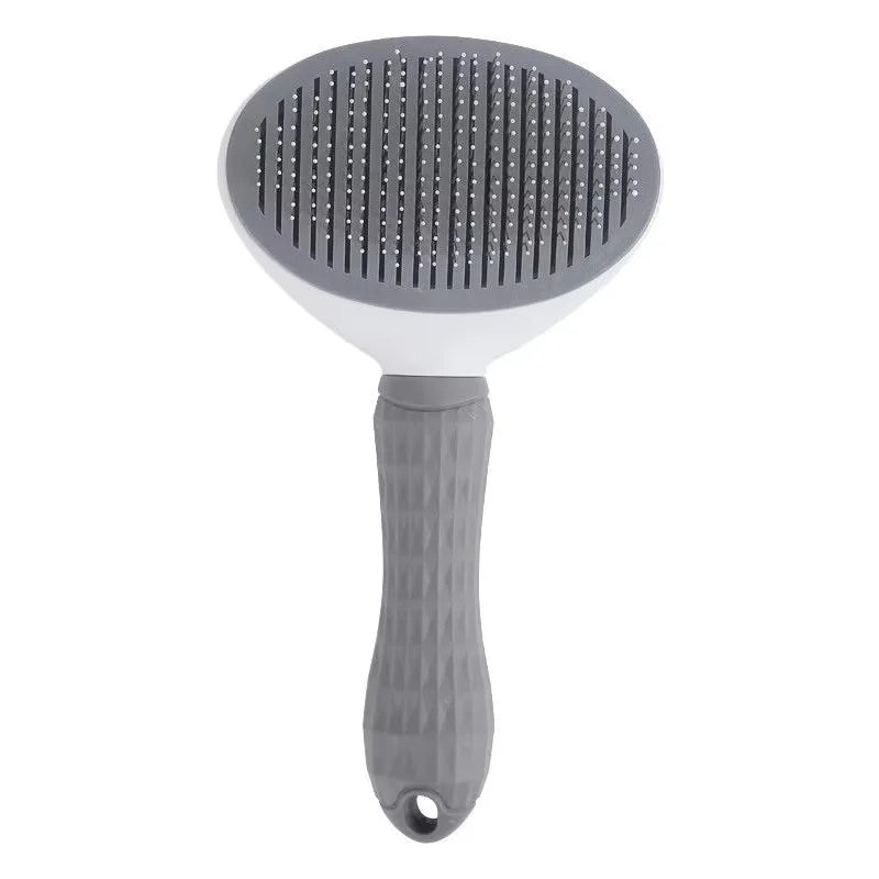 One Button Self Cleaning Slicker Brush For Dog And Cat Grooming