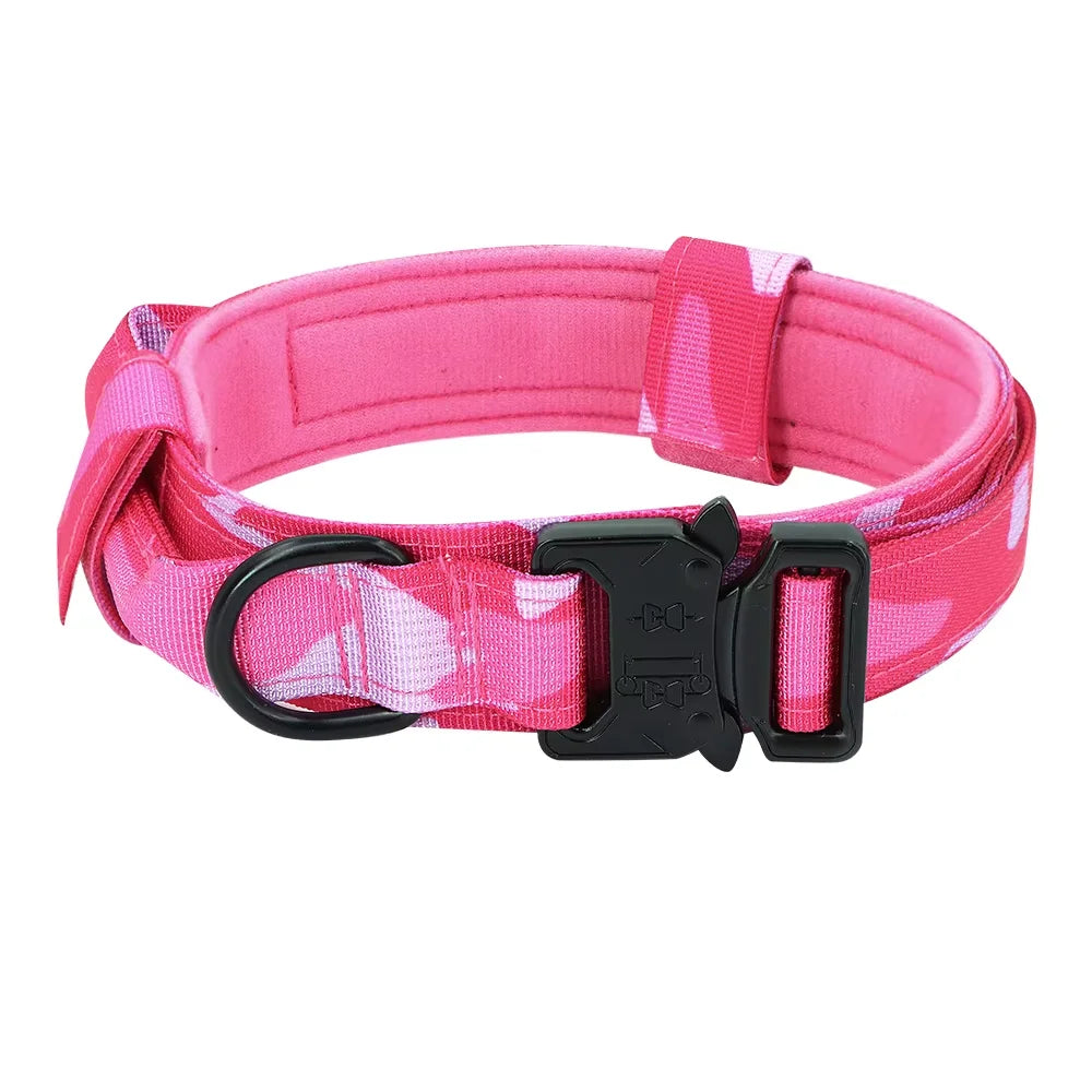 Dog Training Collar Adjustable Tactical Collar And Leash Set