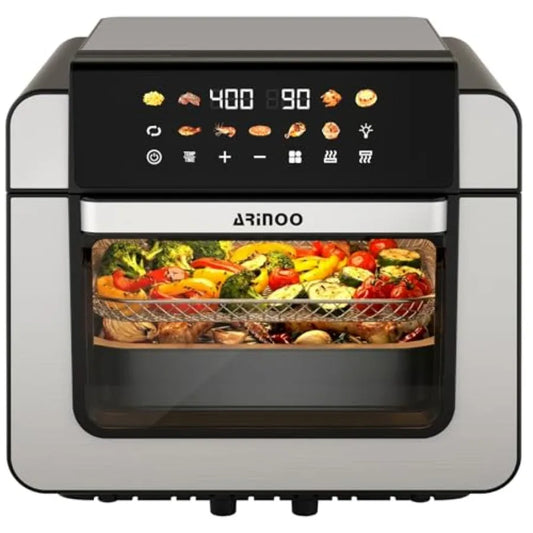 Air Fryer Toaster Oven Combo With PFAS Free Ceramic Coating