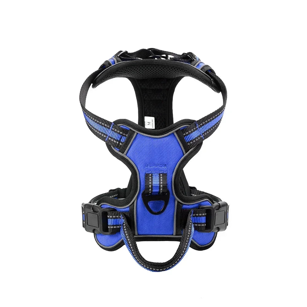 Nylon Reflective Adjustable Dog Harness Vest No Pull For Dogs