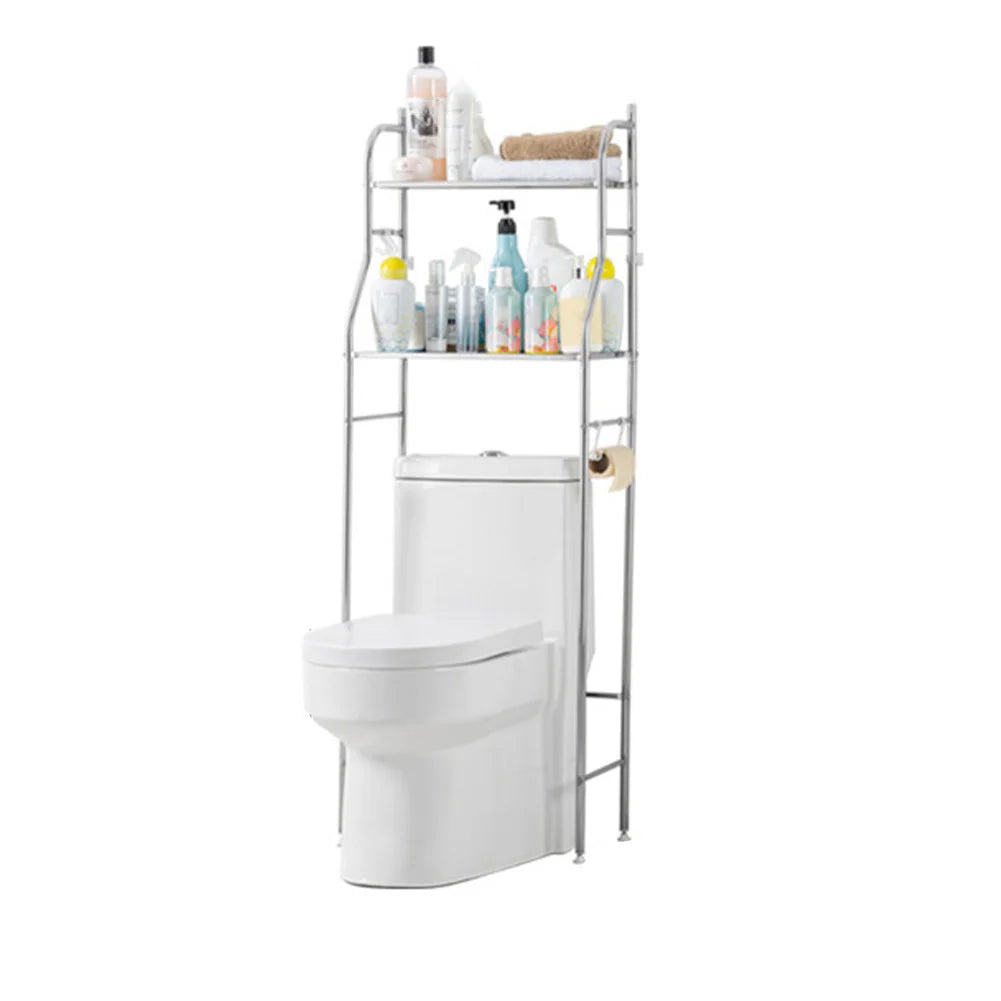 Studyset Over Toilet Storage Shelf Freestanding Two Tier Bathroom Organizer